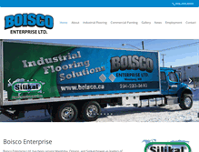 Tablet Screenshot of boisco.ca